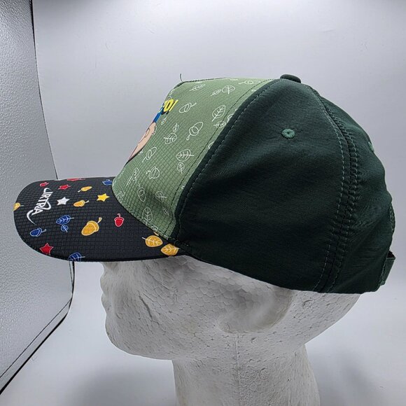 Irtra Black Green Squirrel Cool Adjustable Hat Cap Casual Outdoors Fun - Picture 2 of 8